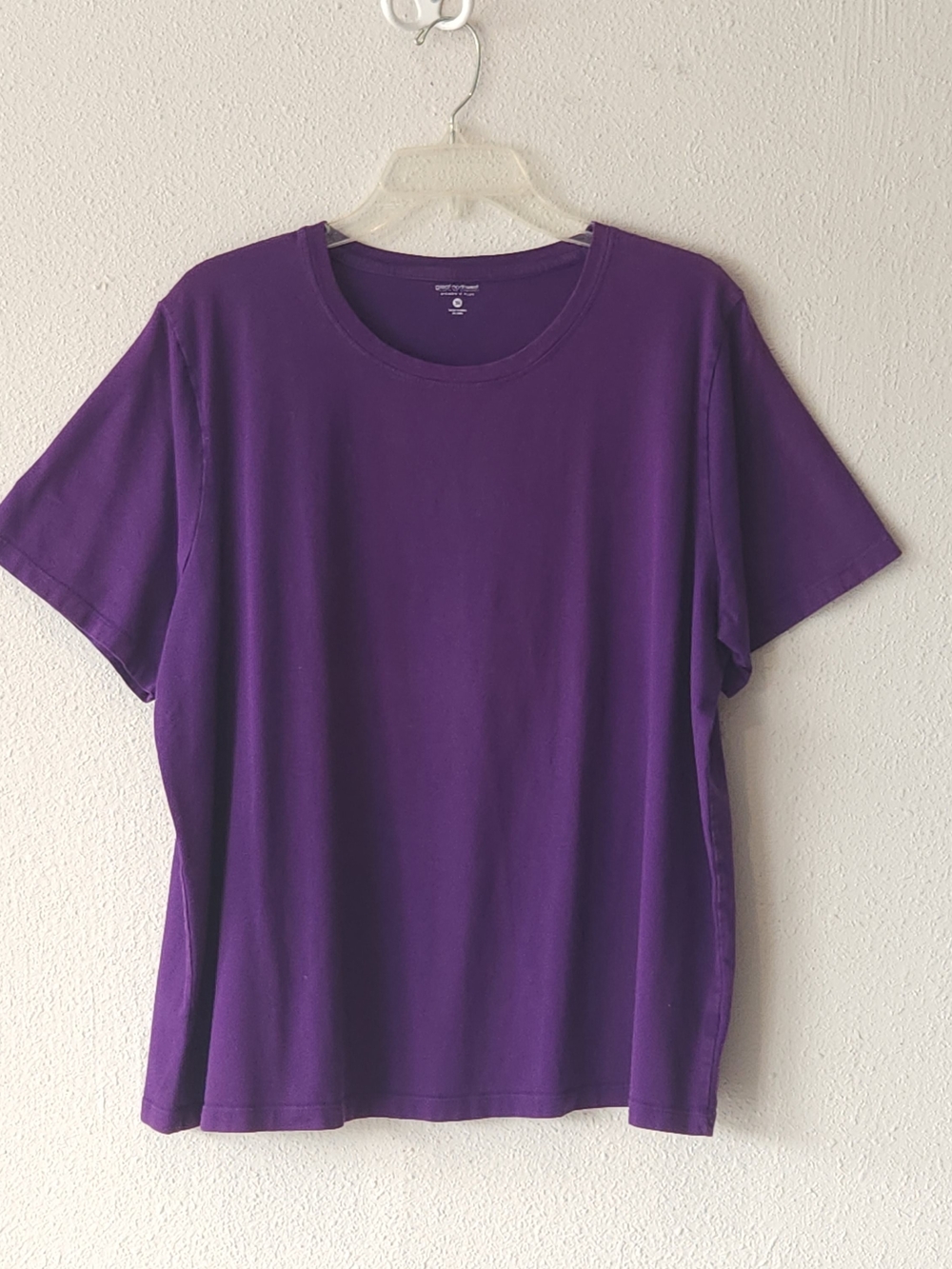 Great Northwest Deep Purple Short Sleeve Crew Tee PLUS SIZE 3X